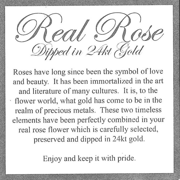 100% real Roses dipped in 24K Gold! - Picture 15 of 16